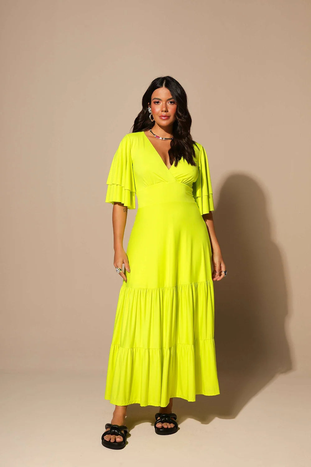 Dafne Ruffle Dress – Bebright Fashionusa