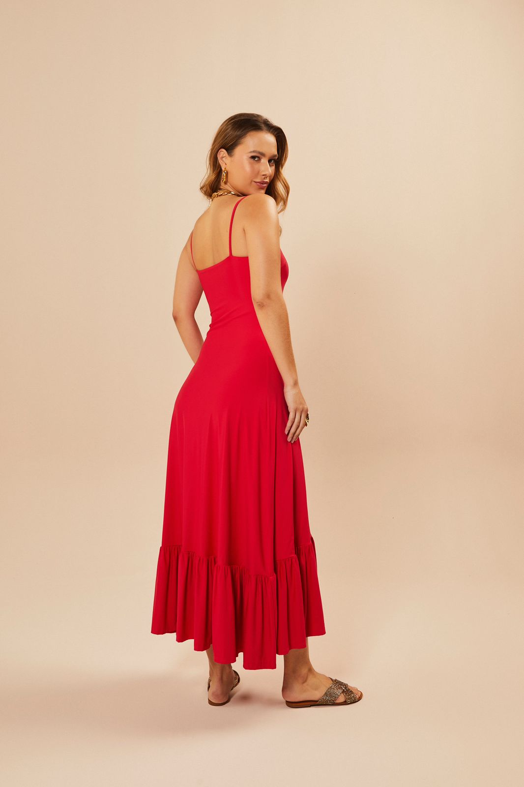 Loianny Red  Dress