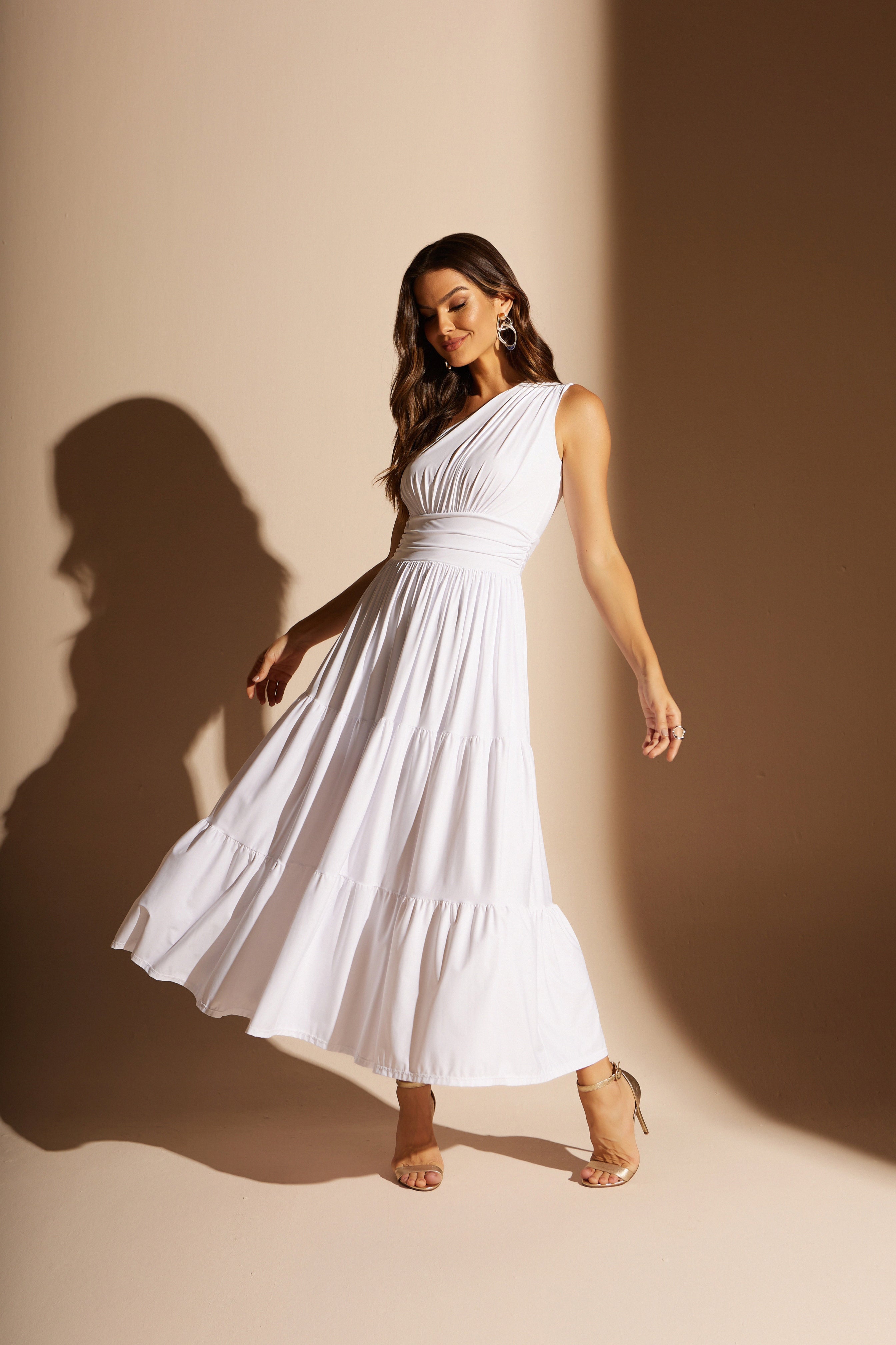 ワンピース LIONA VELOR QUILTING BIJOU DRESS The Luna Dress in Peach Tapestry – V. Chapman